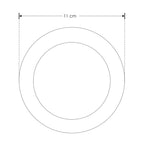 Downlight atenuable 6W 110-130V opciones color de luz fabricado en policarbonato apto para zonas húmedas de iLumileds