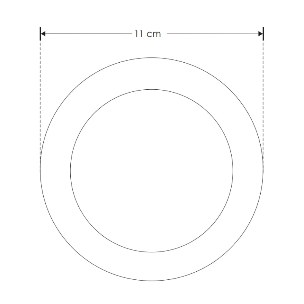 Downlight atenuable 6W 110-130V opciones color de luz fabricado en policarbonato apto para zonas húmedas de iLumileds