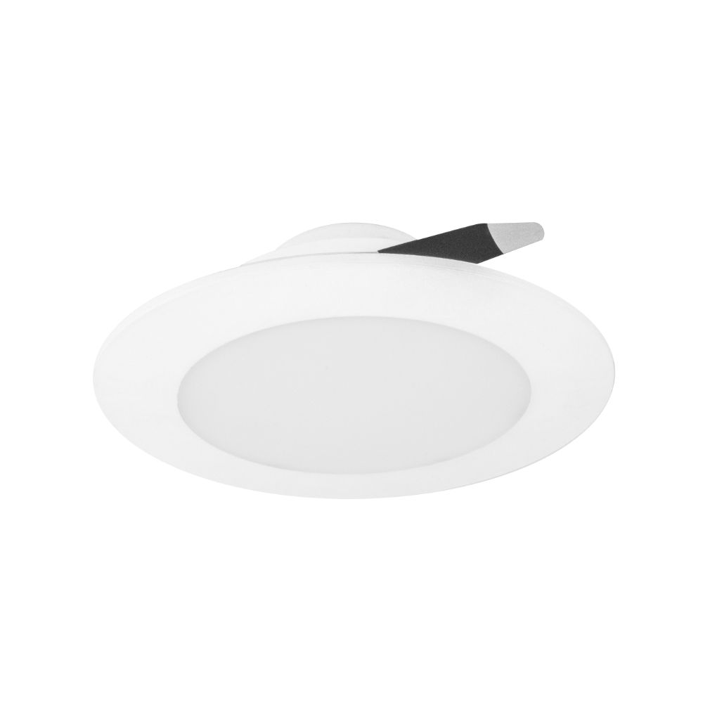 Downlight atenuable fabricado en policarbonato 9W opción luz neutra cálida o neutra, adaptable a bote integral N°10 de iLumileds