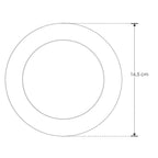 Downlight atenuable acabado negro 12W 110-130V opciones color de luz Neutro Cálido / Neutro Frío fabricado en policarbonato de iLumileds