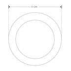 Downlight atenuable acabado negro 6W 110-130V color de luz Neutro Cálido (3000K) fabricado en policarbonato de iLumileds