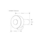 Luminario de pared con salida de luz frontal ajustable 9W luz cálida de iLumileds