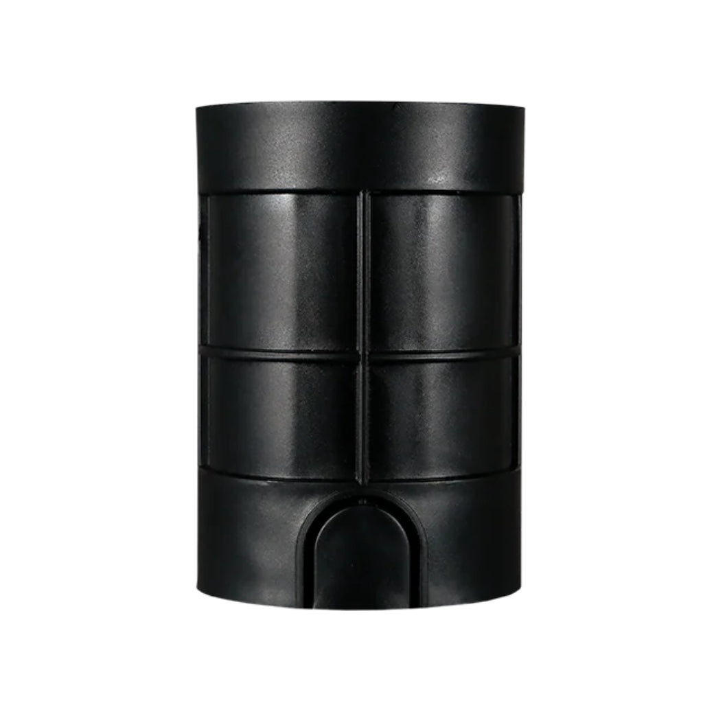 Luminario para empotrar en piso con honey comb, aluminio acabado negro para lámpra MR16 GU10 (housing incluido) de iLumileds