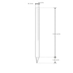 Estaca para jardín 120cm 7W luz cálida (3000K), incluye estaca para fijar en piso 100-240V de iLumileds