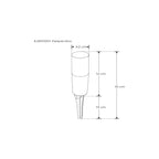 Luminario tipo estaca 16cm 3W 3000K para clavar con estaca de iLumileds