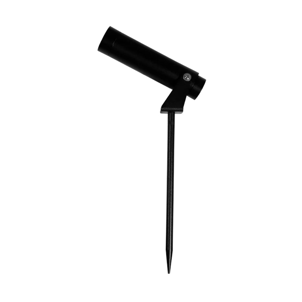 Luminario pequeño con estaca para jardín 3W 60° luz cálida (3000K) con honey comb, aluminio acabado negro de iLumileds