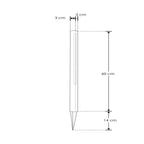 Estaca para jardín 60cm 3W luz cálida (3000K), incluye estaca para fijar en piso 100-240V de iLumileds