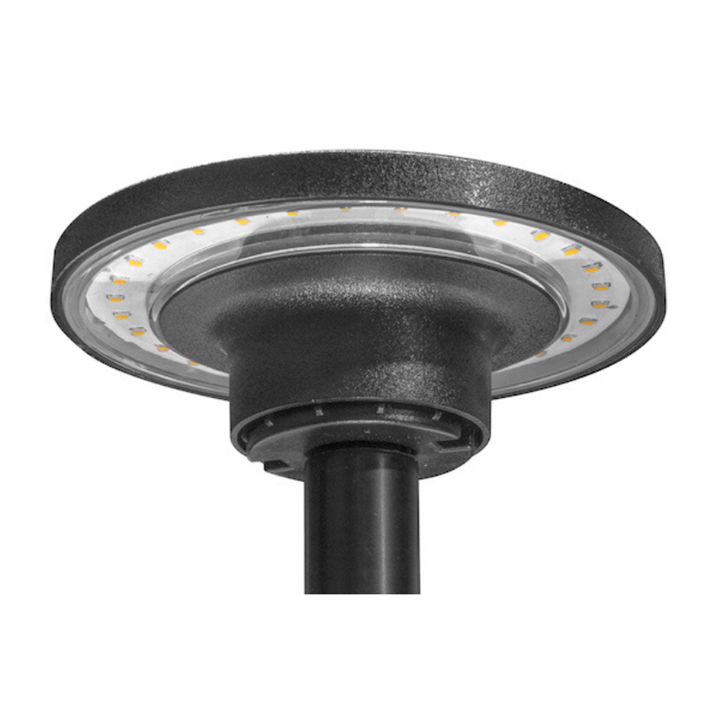 Bolardo 12W luz directa hacia abajo, luz cálida (3000K) de 60cm incluye base y estaca de iLumileds