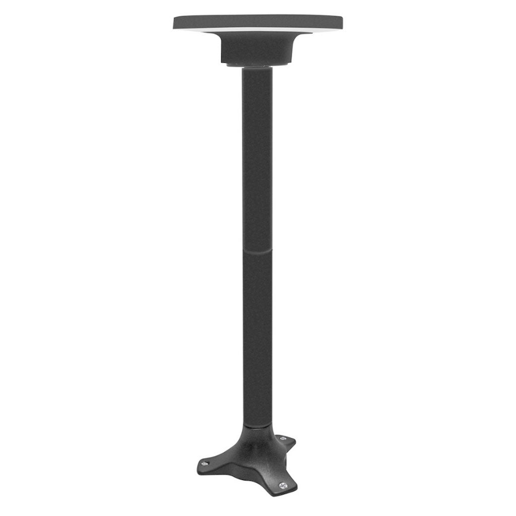Bolardo 6W luz directa hacia abajo, luz cálida (3000K) de 39cm incluye base y estaca de iLumileds