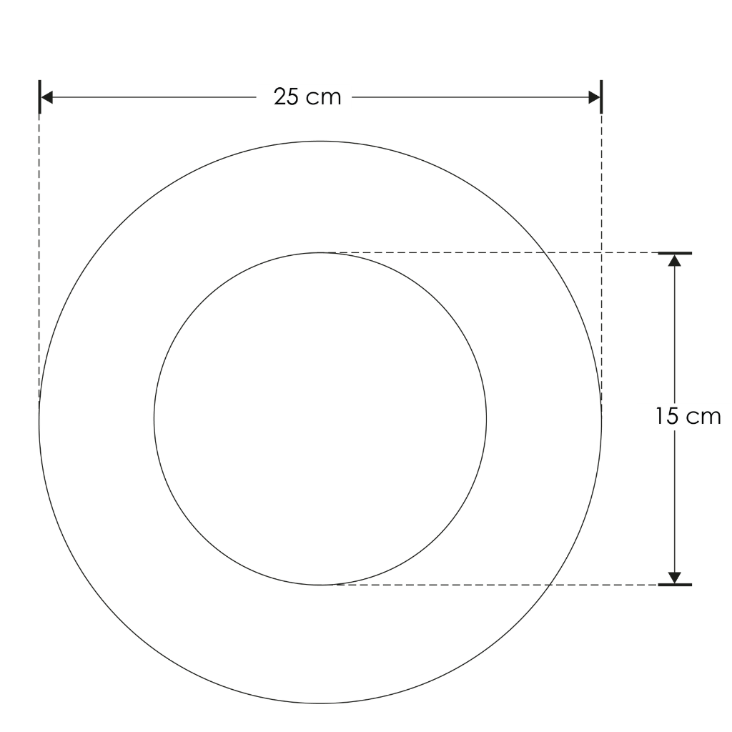 Luminario decorativo de muro circulo Ø25cm 9W luz cálida acabado dorado o negro con fondo blanco de iLumileds