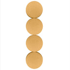 Luminario decorativo de muro triple circulo 15W luz cálida acabado dorado de iLumileds