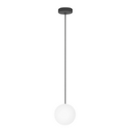 Luminario ALmer suspender esfera policarbonato 7W luz cálida 360° de iLumileds