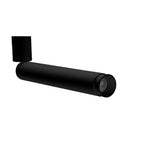 Proyector cilíndrico 5W ángulo de salida ajustable 10 a 50°,  cuerpo de 40cm, luz cálida (3000K) opción acabado negro o blanco de línea Europea iLumileds