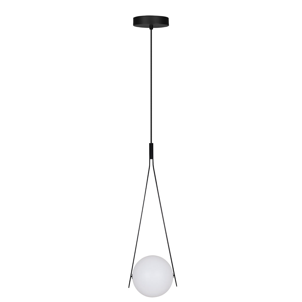 Luminario Smith para suspender ajustable 7W luz cálida (3000K), fabricado en aluminio acabado negro, 100-265V de línea Europea iLumileds
