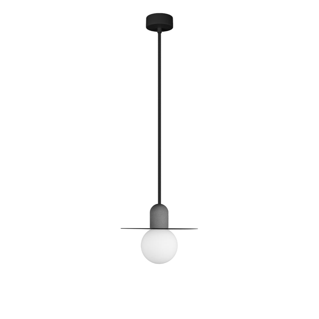 Luminario Napoca para suspender esferico con reflector plano, con base G9, suspensión ajsutable 0-135cm de línea Europea iLumileds