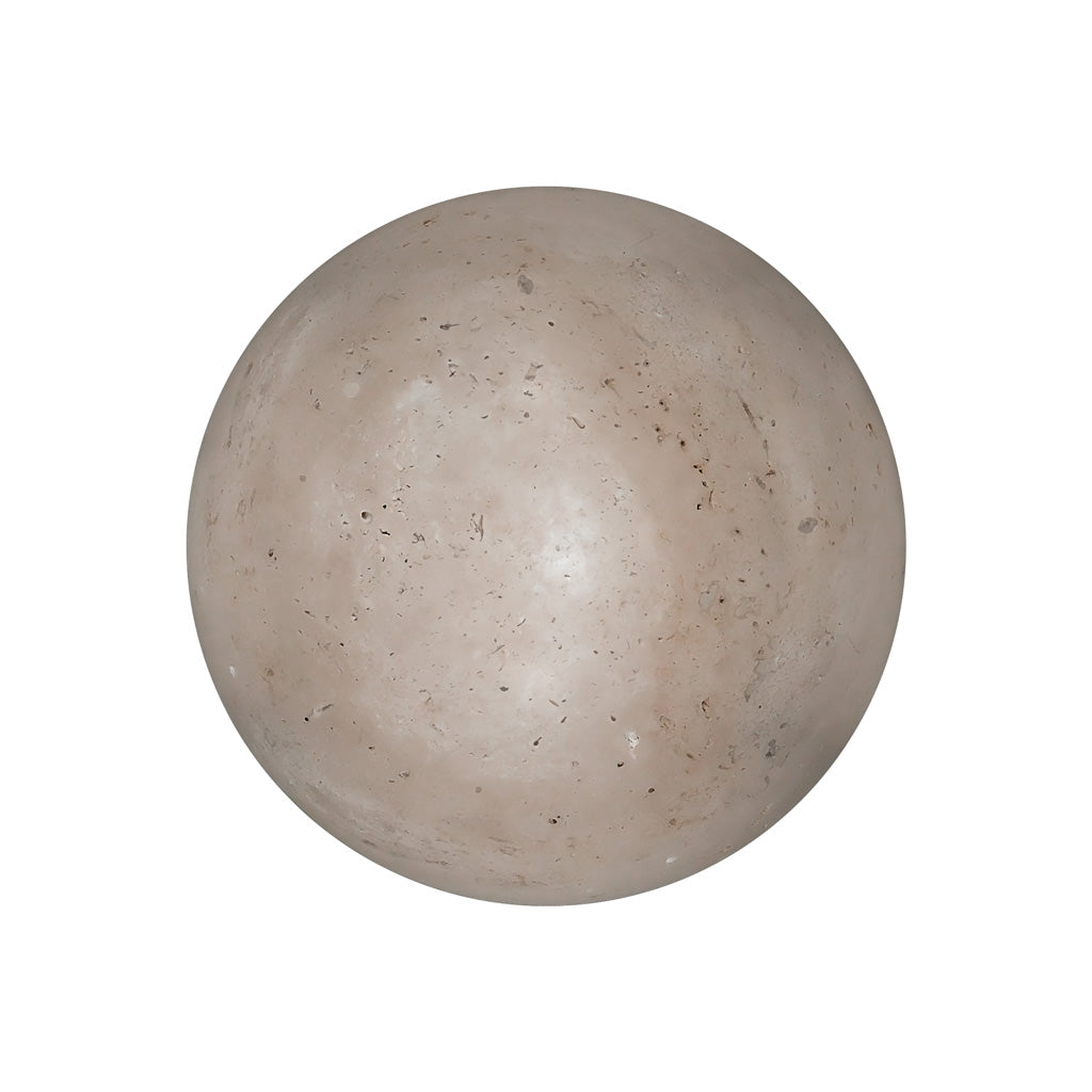 Luminario MaLma Travertino arbotante 5W luz indirecta cálida (3000K), fabricado en Travertino beige, apro para zonas húmedas 85-265V de línea Europea iLumileds