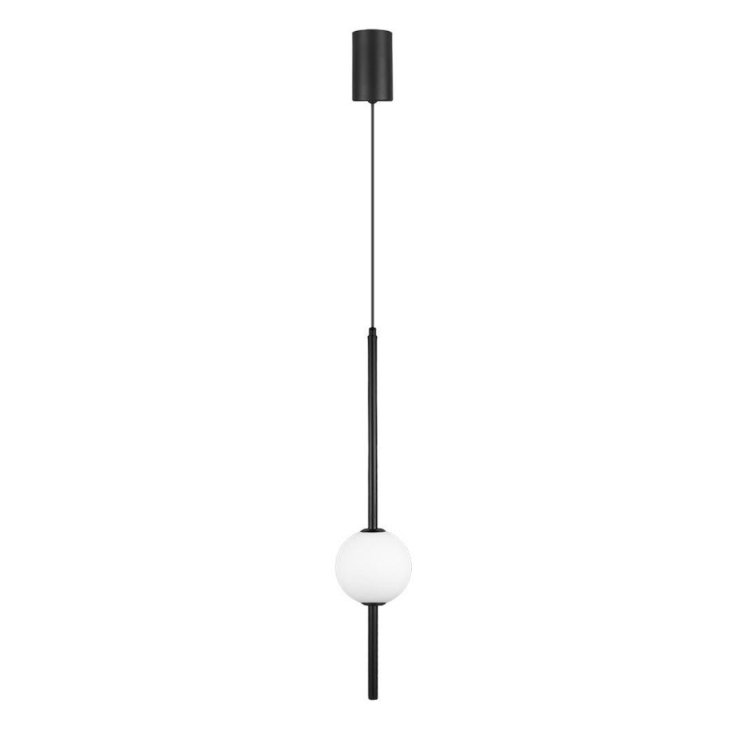Luminario Tamma suspender con esfera de luz 8W luz cálida (3000K), suspensión ajustable 0 - 95cm
