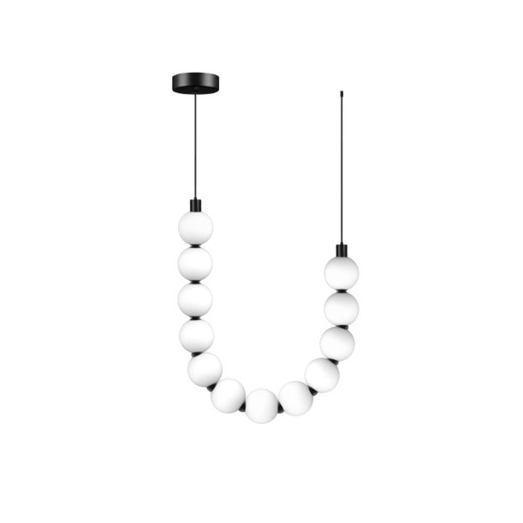 Luminario Berni para suspender de esferas de luz, longitud de esferas 1m + suspensión 0 - 140cm y 0 - 120cm de línea Europea iLumileds