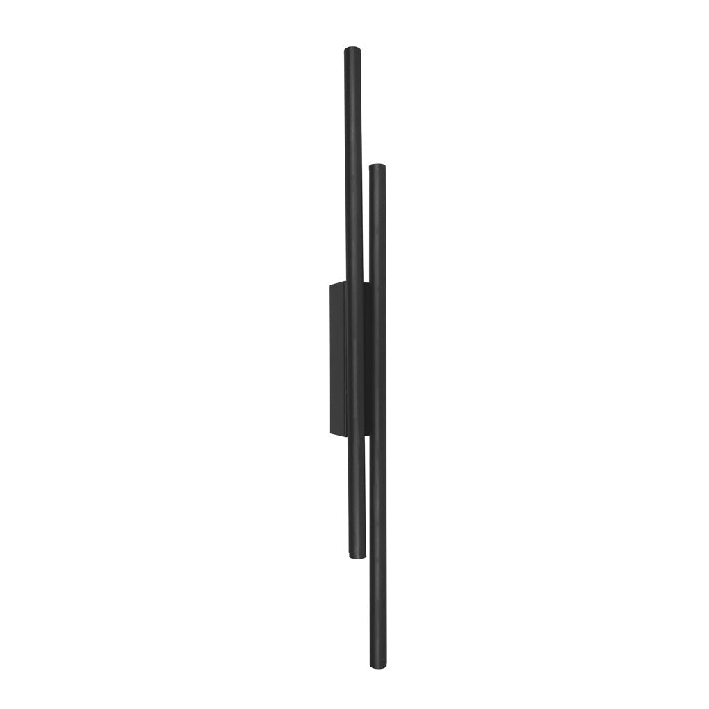 Luminario arbotante Pattu 8W 36° luz cálida (3000K) salida de luz directa - indirecta fabricado en aluminio acabado negro 100-265V de línea Europea iLumileds
