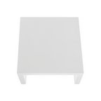 Luminario cuadrado de Yeso 12.5x12.5cm para muro, incluye base G9 de iLumileds