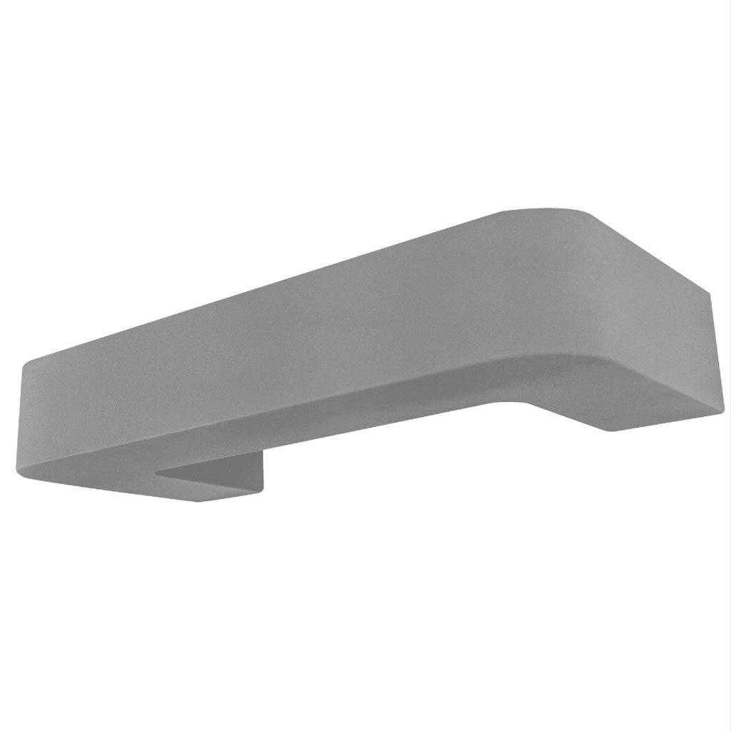 Luminario forma herradura de Yeso para muro, incluye base G9 de iLumileds