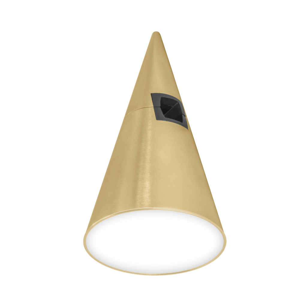 Módulo Tadema Cónico LED 5W luz cálida (3000K) 120° 24V acabado dorado línea Europa iLumileds
