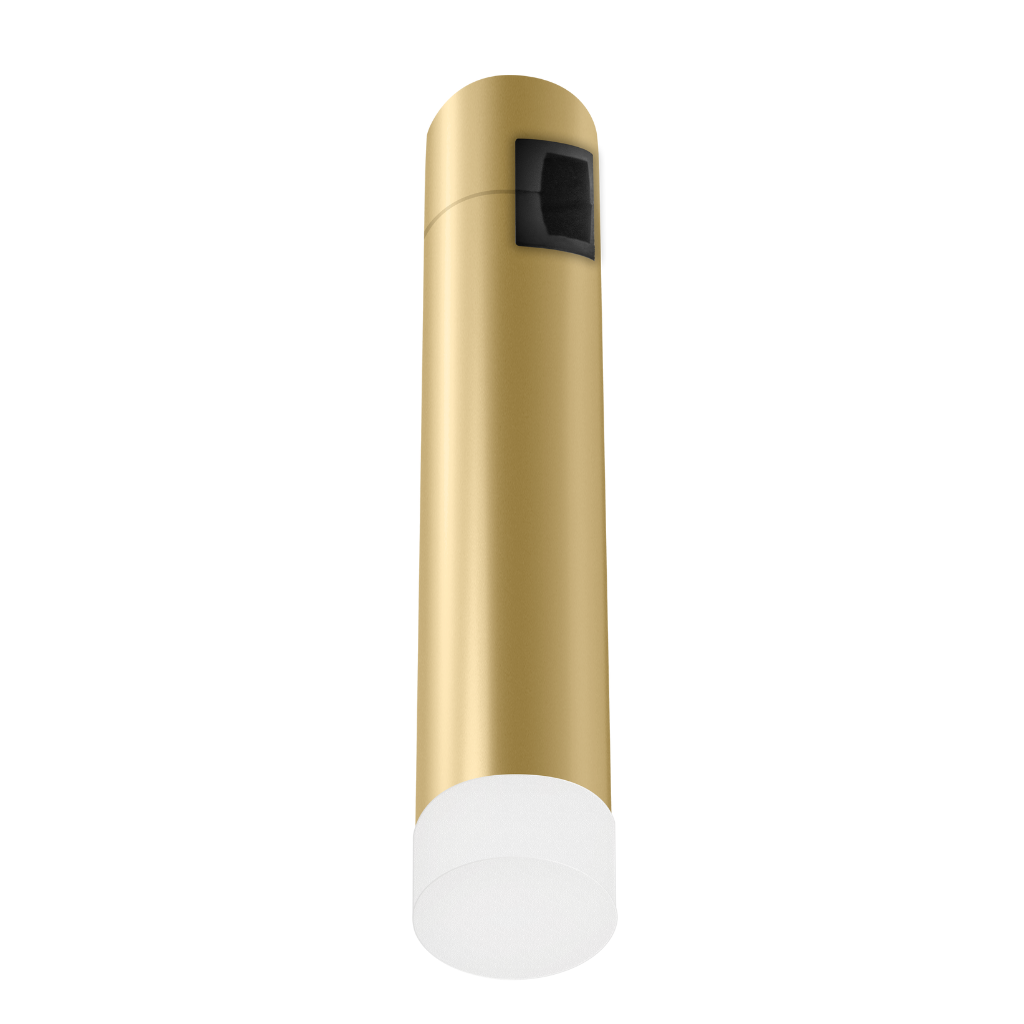 Módulo Tadema Cilíndrico LED 5W luz cálida (3000K) 120° 24V acabado dorado línea Europa iLumileds