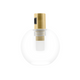 Módulo Tadema Cristal Esférico LED 5W luz cálida (3000K) 360° 24V acabado dorado línea Europa iLumileds