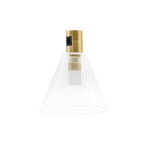 Módulo Tadema Cristal Cónico LED 5W luz cálida (3000K) 360° 24V acabado dorado línea Europa iLumileds
