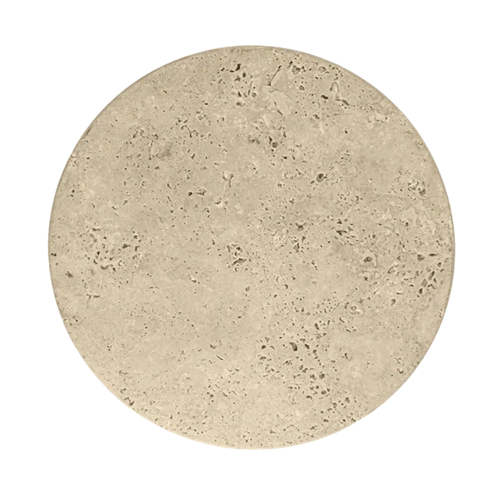 Luminario arbotante circular luz indirecta perimetral Bernini 3W luz cálida (3000K) 85-265V, acabado travertino beige iLumileds