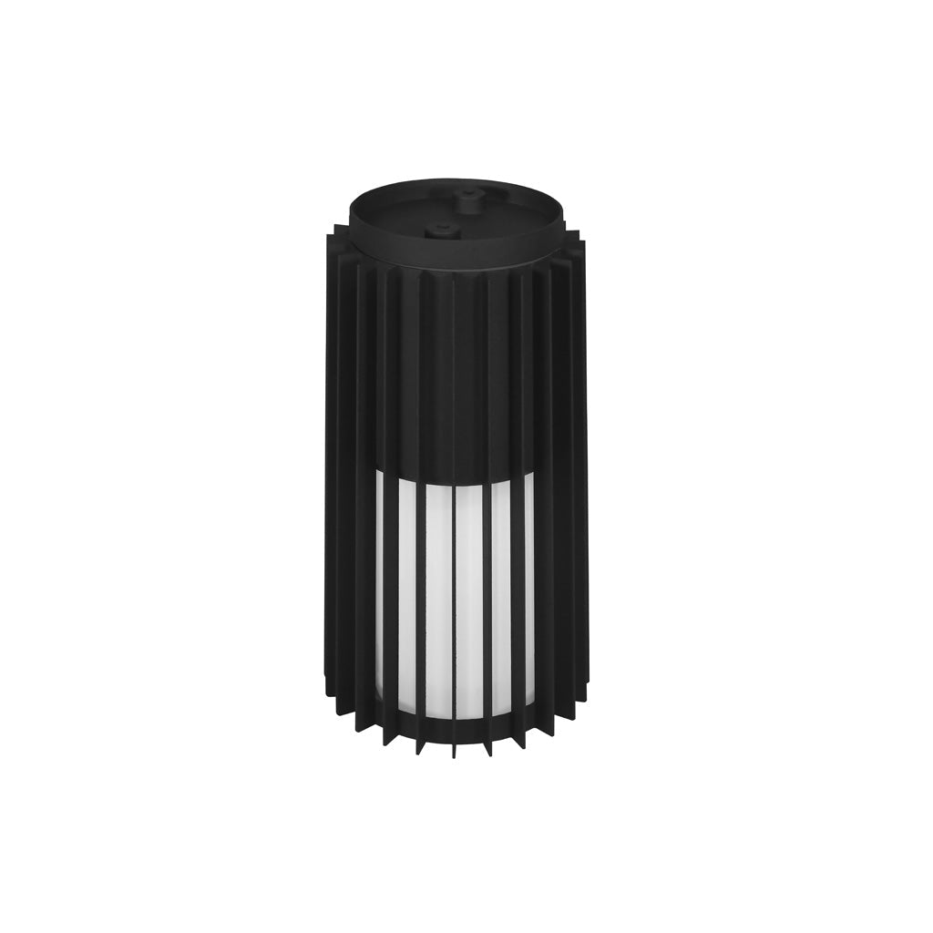 Luminario Míes 1 para sobreponer en techo con base G9, fabricado en aluminio acabado negro, apto para zonas húmedas de línea Europea iLumileds