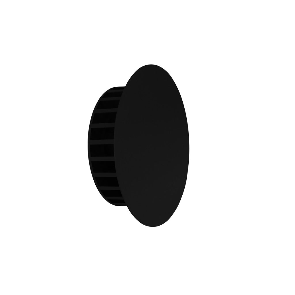Luminario MaLer para muro 12W con salidas de luz cálida indirecta, fabricado en aluminio acabado negro, 100 -265V, apta para exteriores y zonas húmedas de línea Europea iLumileds
