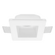 Luminario trimless cuadrado para empotrar yeso para MR16 GU10 de iLumileds