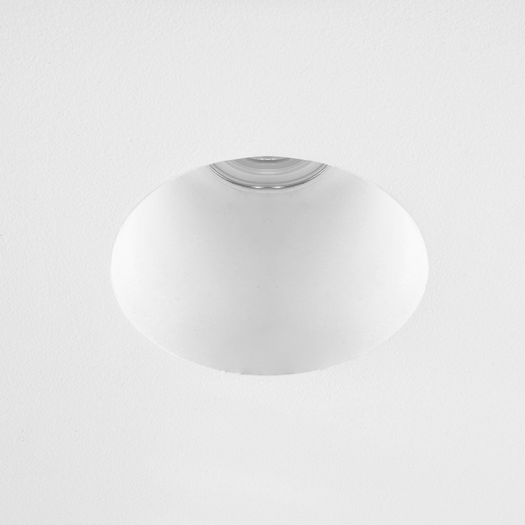 Luminario trimless circular semi profundo para empotrar yeso para MR16 GU10 de iLumileds