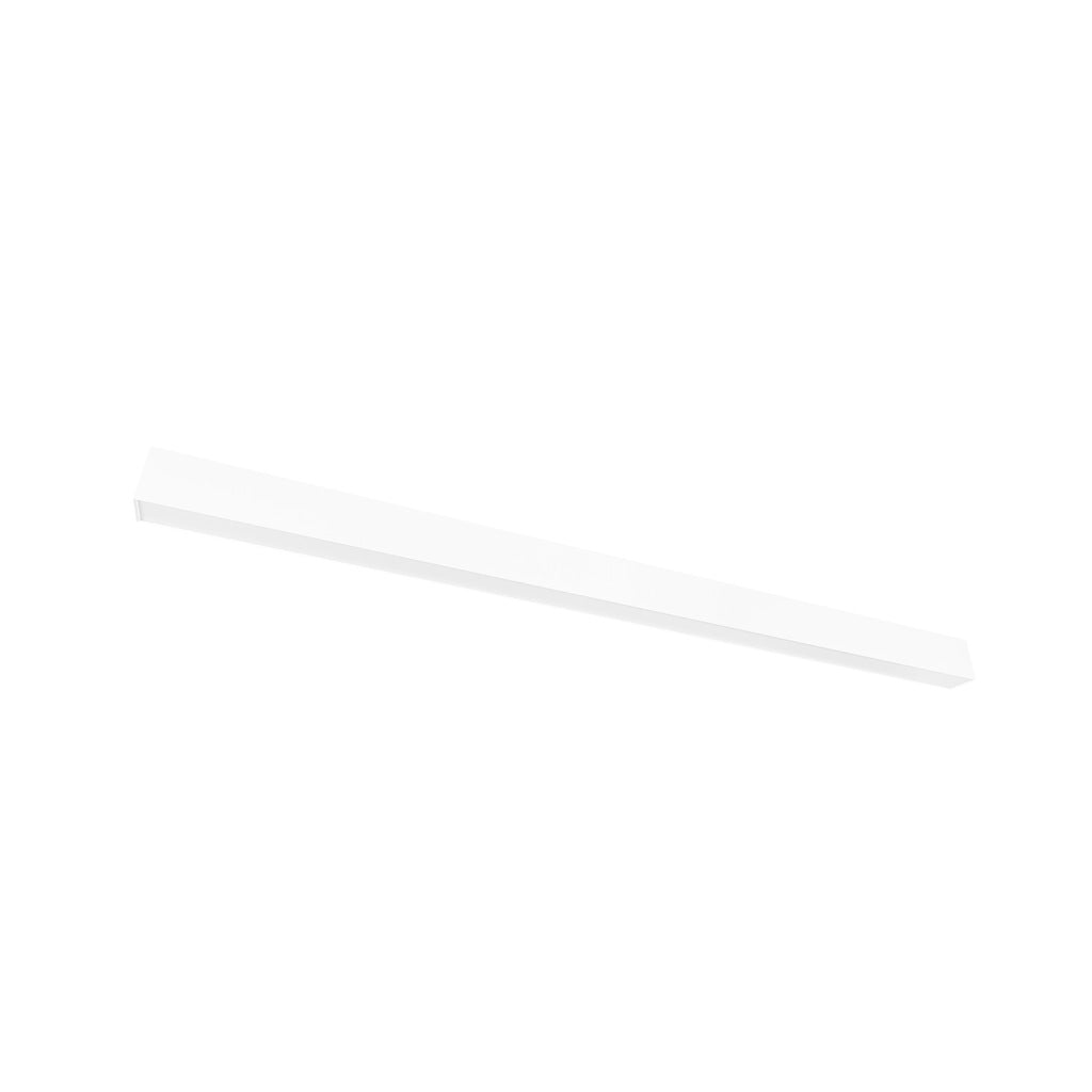 Luminario lineal interconectable 40W 120cm de largo, acabado negro o blanco, color de luz neutro (4100K) o cálido (3000K) 85-277V (para sobreponer, suspender y empotrar - accesorios adicionales) de iLumileds