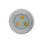 Luminario subacuático IP68 fabricado en acero inoxidable AISI 304 6W 24° 3000K 12V con housing incluido de iLumileds.