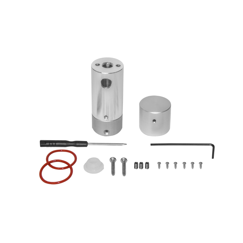 Kit para sobreponer vertical tira de led tipo NEON, aluminio acabado natural de iLumileds