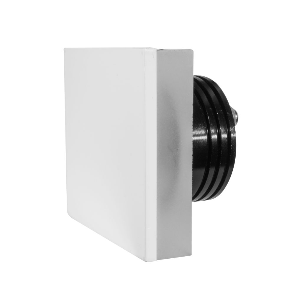 Luminario LED cuadrado empotrable en pared 1W luz neutro cálido (3000K), salida de luz perimetral 100-265V para interiores de iLumileds
