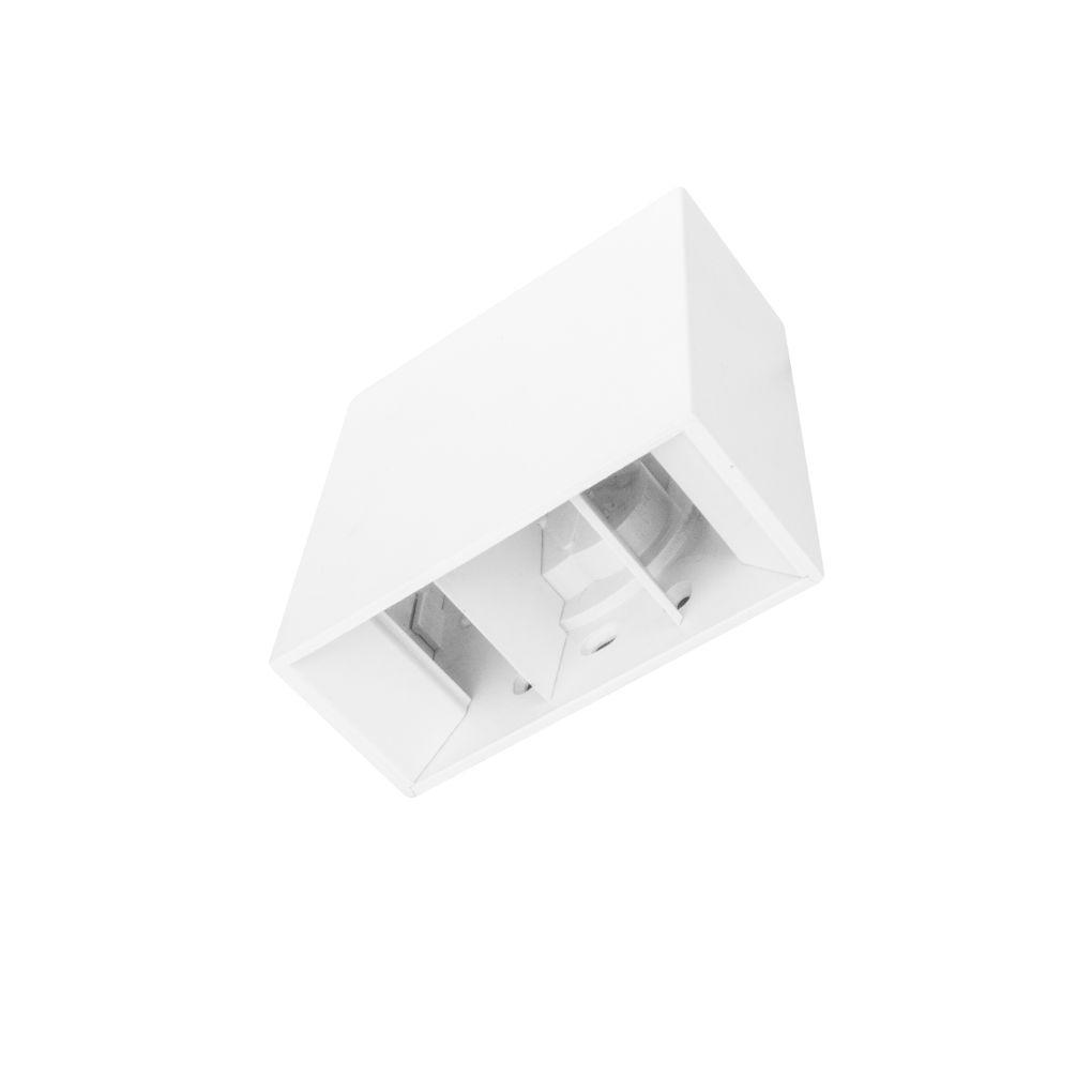 Luminario cuadrado con doble salida de luz ajustable independiente para crear efectos geométricos 4W luz cálida de iLumileds