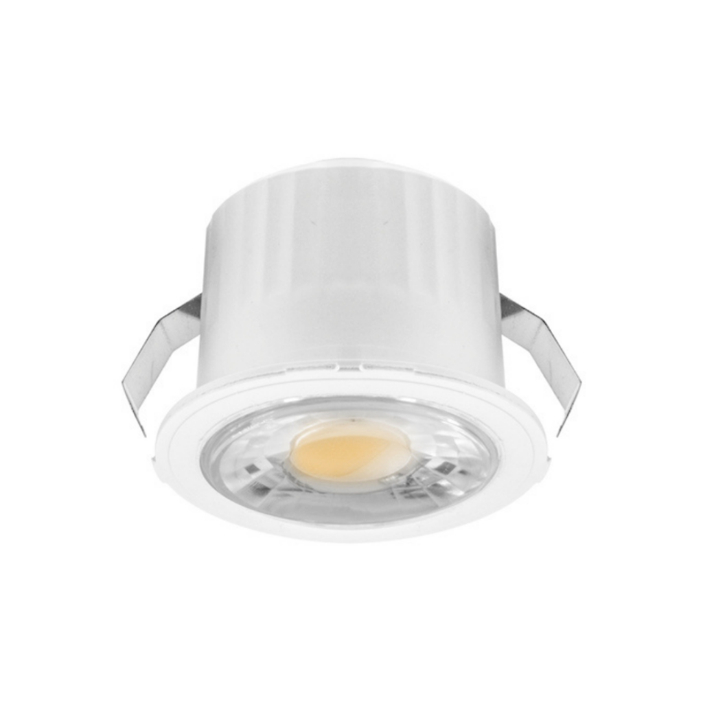 Mini módulo 3W 38° luz cálida (3000K) con arillos intercambiables incluidos (blanco / negro / plateado / dorado) 85-265V de iLumileds