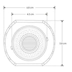 Módulo LED 8W 60° solo para difusores iLumileds  apto para zonas húmedas opciones color de luz de iLumileds
