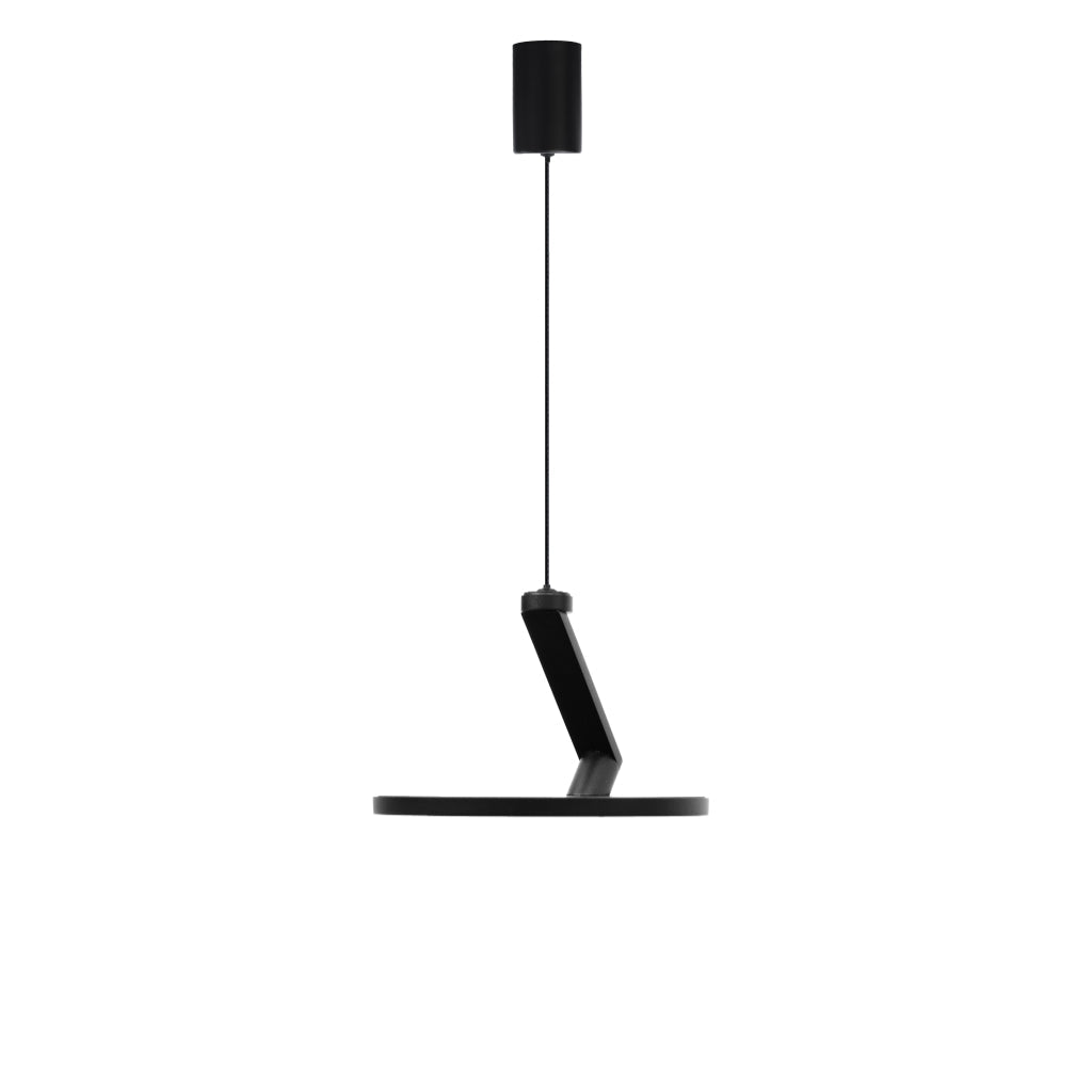 Luminario ViLmo circular Ø29cm direccionable para suspender, 18w luz cálida (3000K), suspensión ajustable de 0-90cm de línea Europea iLumileds