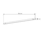 Luminario lineal 36cm para Nano Track 3W 100° luz cálida (3000K) 24Vcc de iLumileds