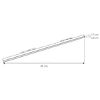 Luminario lineal 59cm para Nano Track 20W 100° luz cálida (3000K) 24Vcc de iLumileds