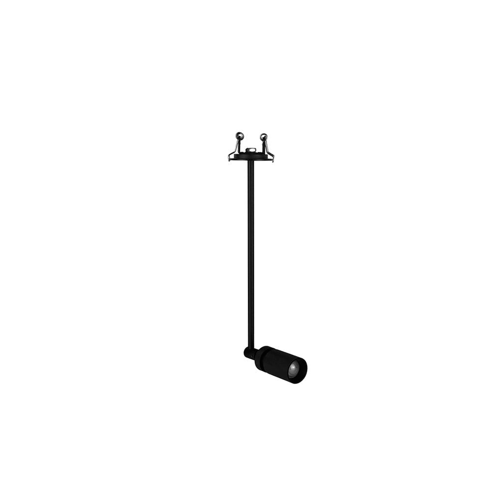 Mini proyector con brazo (20.5cm) para empotrar 2W angulo ajustable  (15° a 45°) luz cálida (3000K) Nano Track de iLumileds