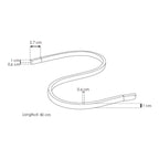 Tira silicón 60cm para Nano Track 6W luz cálida (3000K) 24Vcc de iLumileds