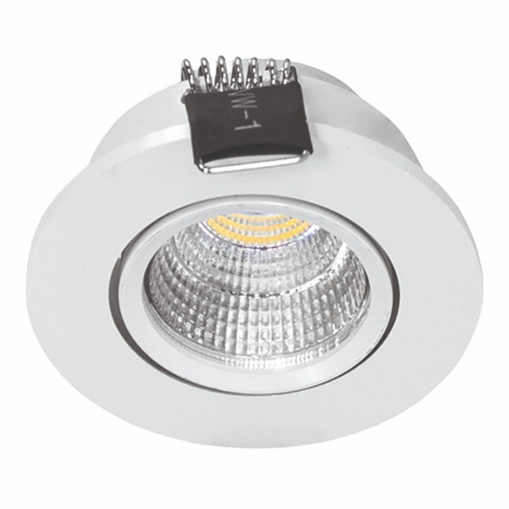 Luminario redondo dirigible LED de techo 3W 120° opciones color de luz, 100-240V de iLumileds