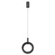 Aro de luz Ranko vertical para suspender 12W luz cálida (3000K), suspensión ajustable 0-110cm de línea Europea iLumileds