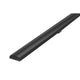 Kit perfil negro aluminio flexible ILUPA1806NFLEKIT -L:3m A:1.8cm Al:0.5cm- incluye difusor acrílico, tapas laterales, grapas de sujeción de iLumileds