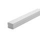 Kit perfil aluminio compatible con lambrin decorativo WPC ILUPA2018KIT. -L:2m A:2cm Al:1.7cm- incluye difusor y 2 tapas laterales de iLumileds